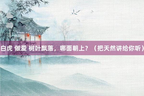 白虎 做爱 树叶飘落，哪面朝上？（把天然讲给你听）